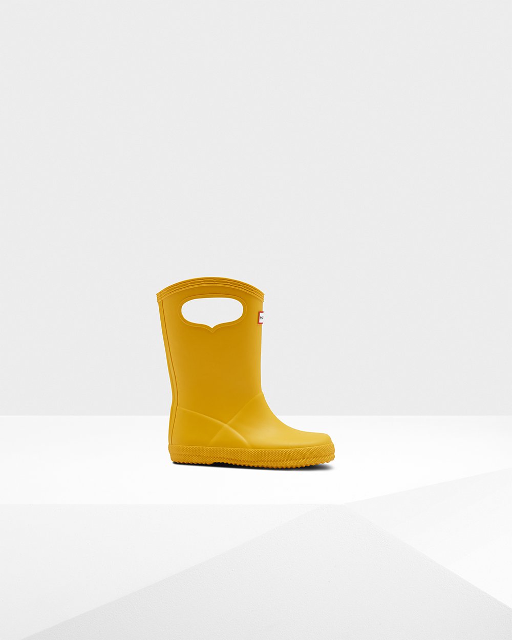 Botas De Agua Hunter Niños Original First Classic Grab Handle - Amarillo - Argentina 2370DUKHG